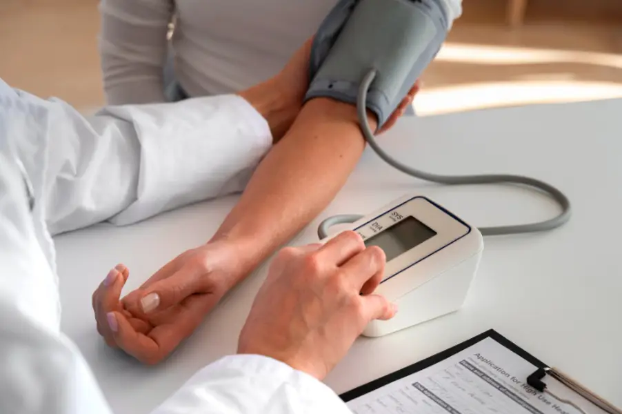 blood pressure machine arm